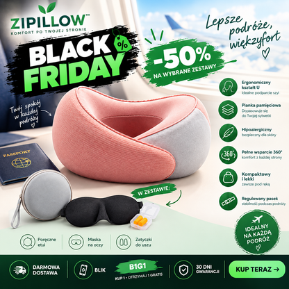 Poduszka ZIPILLOW - Sen premium z  pianki memory