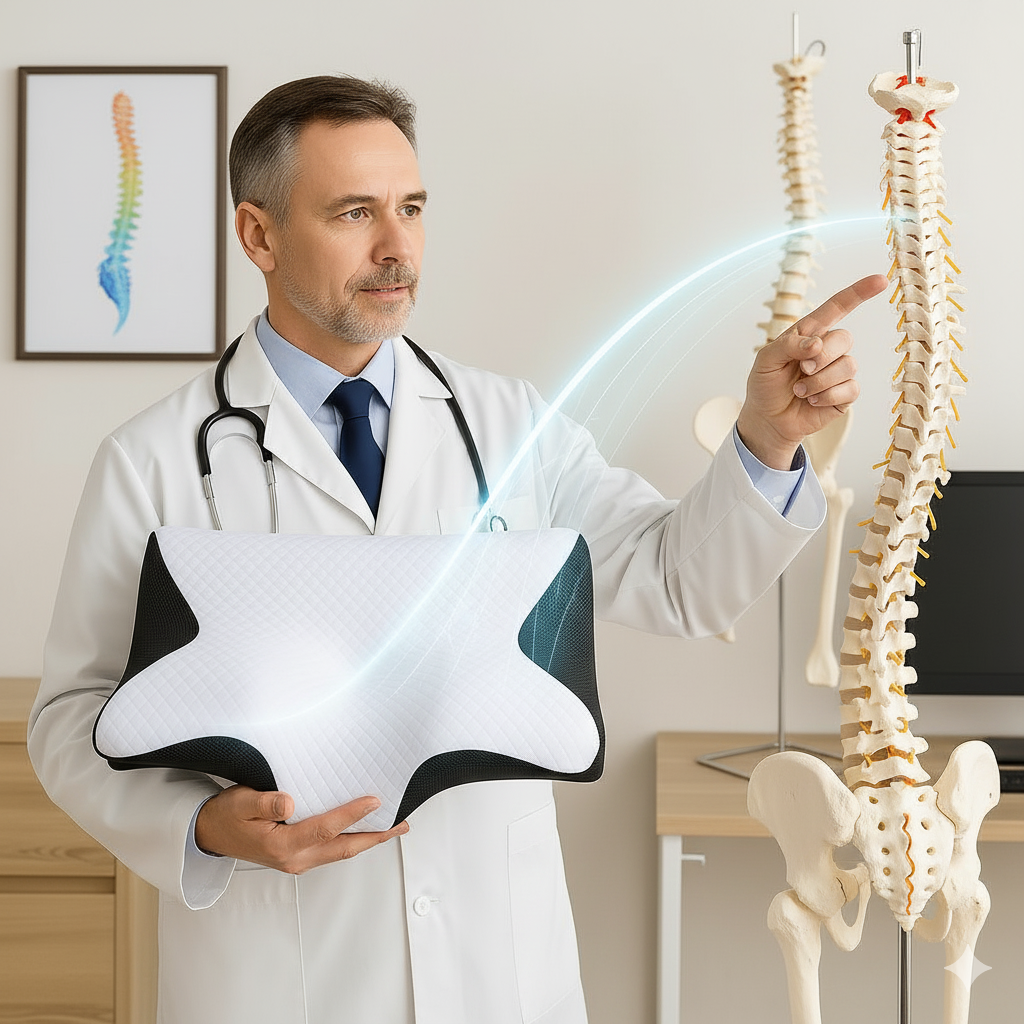 Poduszka z pianki memory w kształcie motyla Ma boutique