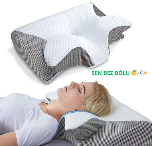 Poduszka z pianki memory w kształcie motyla