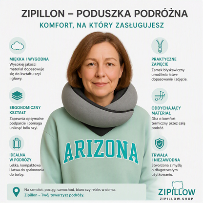Poduszka ZIPILLOW - Sen premium z  pianki memory